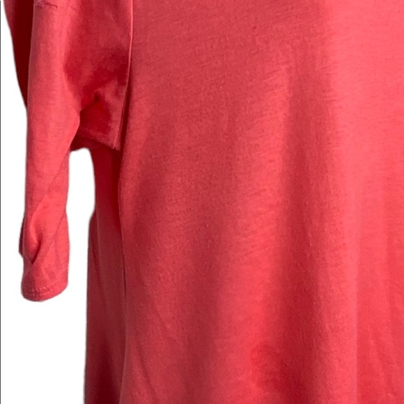 Ping Women’s Asymmetrical Top 1X Salmon Pink Criss Cross Straps 3/4 Sleeves - Picture 2 of 8